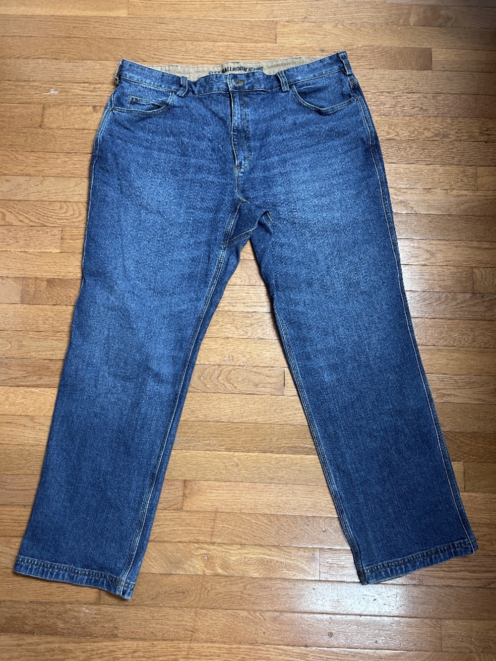 Duluth Trading Co Flex Ballroom Jeans Mens 42x32 Relaxed Fit Very Good Condition